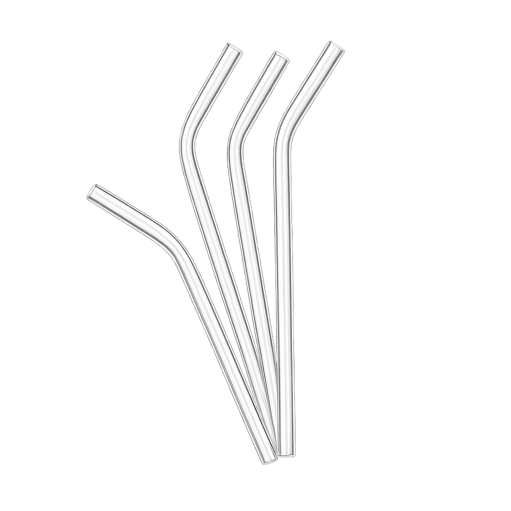 Glass Straw 4pcs