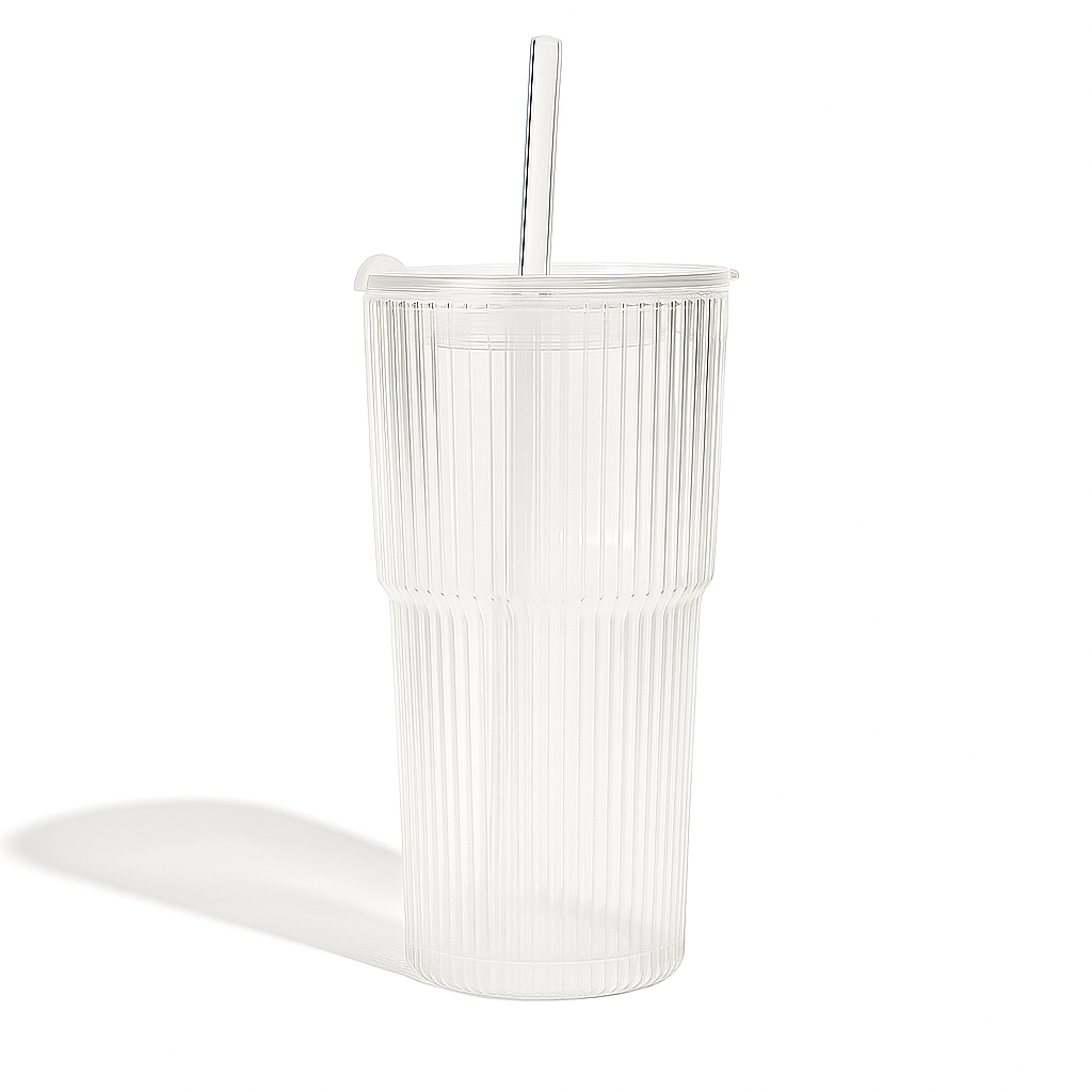 Perle™ Striped Ice Coffee Glass