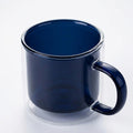 Mirage™ Glass Mug — Ocean Blue (detail)